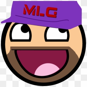 Open Mouth Happy Face, HD Png Download - mlg png