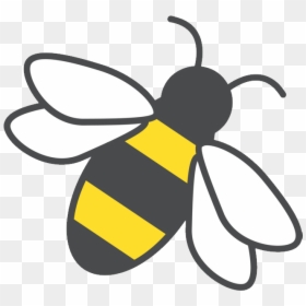 Simple Bee Template, HD Png Download - bee png