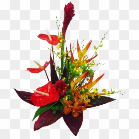 Tropical Flower Bouquet Png, Transparent Png - bouquet png