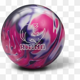 Rhino Bowling Ball Pink, HD Png Download - bowling ball png