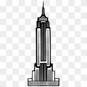 Drawing Empire State Building, HD Png Download - skyscraper png