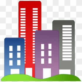 Commercial Real Estate Clip Art, HD Png Download - skyscraper png