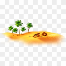 Desert Oasis Transparent, HD Png Download - desert png