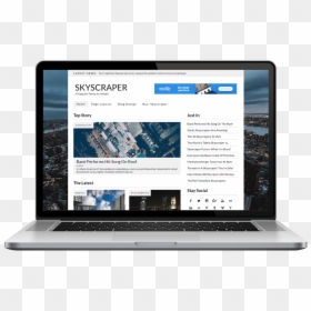 Netbook, HD Png Download - skyscraper png