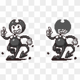 Bendy And The Ink Machine Pixel Art, HD Png Download - bendy png
