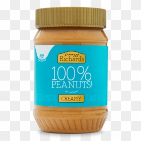Crazy Richard's Natural Creamy Peanut Butter, HD Png Download - peanut butter png