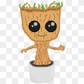 Cartoon, HD Png Download - baby groot png