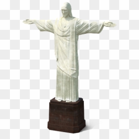 Christ The Redeemer Statue Png, Transparent Png - statue png