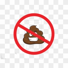 No Poop Emoji Sign, HD Png Download - shit png