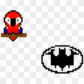 Bat Signal Pixel Art, HD Png Download - batman symbol png