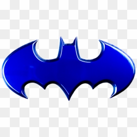 Batman Logo Blue, HD Png Download - batman symbol png