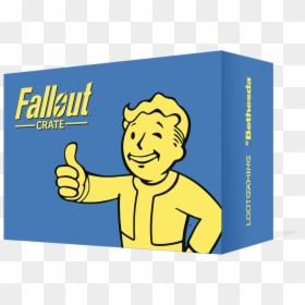 Fallout Loot Crate Box, HD Png Download - vault boy png
