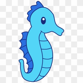 Seahorse Clipart, HD Png Download - school of fish png