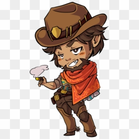 Chibi Overwatch Mccree Png, Transparent Png - mccree png