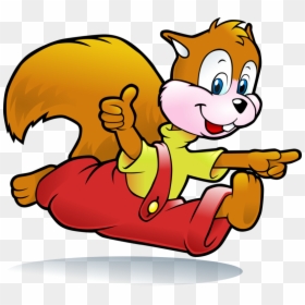 Running Squirrel Clip Art, HD Png Download - runner png