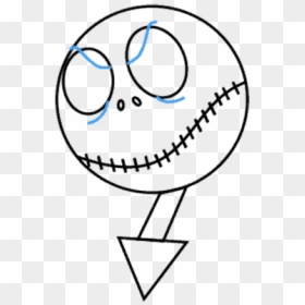 Line Art, HD Png Download - jack skellington png