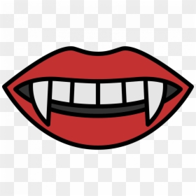Vampire Mouth Clip Art, HD Png Download - anime mouth png