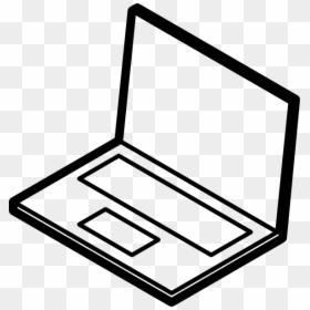 Laptop Clipart Black And White, HD Png Download - computer clipart png