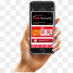 Holding Phone App Png, Transparent Png - ace hardware png