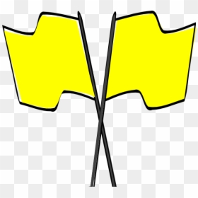Transparent Crossed Checkered Flags Clipart - Yellow Flag Clip Art, HD Png Download - capture the flag png