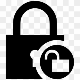 Lock Unlock - Lock Unlock Icon Png, Transparent Png - white lock icon png