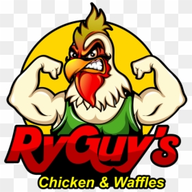 Cartoon, HD Png Download - chicken and waffles png