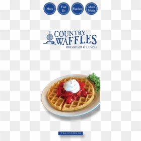 Country Waffle, HD Png Download - chicken and waffles png