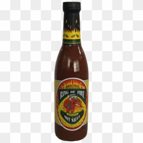 Ring Of Fire Original Habanero Hot Sauce 370ml - Beer Bottle, HD Png Download - tapatio png