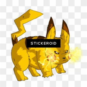 Angry Pikachu Pokemon - Pikachu Angry Png, Transparent Png - serena png