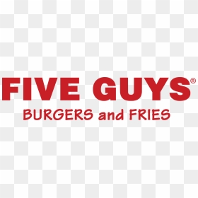 Five Guys Burgers And Fries Logo Png, Transparent Png - guys png