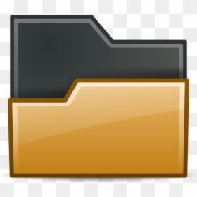 Angle,brand,orange - Carpeta Naranja Png, Transparent Png - open folder png