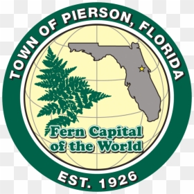 Seal Of Pierson, Florida - Emblem, HD Png Download - florida seal png