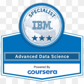 Badge1 - Ibm Data Science Professional Certificate Badge, HD Png Download - coursera logo png