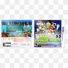 Nintendo 3ds, HD Png Download - paper luigi png