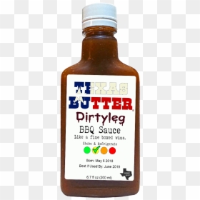 Texas Butter Bbq Sauce - Glass Bottle, HD Png Download - bbq sauce png