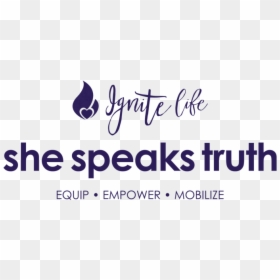 Ignitelife Small-shespeakstruth - Calligraphy, HD Png Download - mom life png