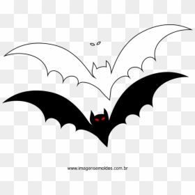 Clip Art Molde Morcego Para Feltro - Transparent Background Halloween Png, Png Download - candyland characters png