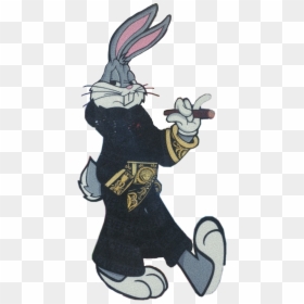 #bugsbunny #bunny #hypebeast #hype #versace #versacerobe - Bugs Bunny Smoking Weed, HD Png Download - weed meme png