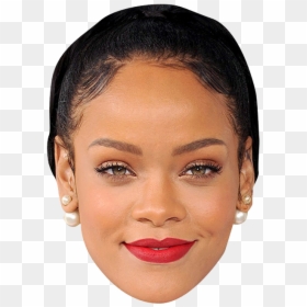 Transparent Masks Celebrity - Rihanna Face Png, Png Download - celebrity png cutouts