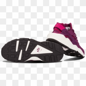 Nike Air Huarache Run Print Running Shoes - Shoe, HD Png Download - running shoe print png