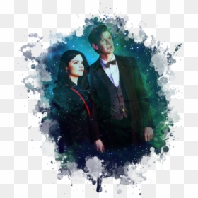Clara And The Doctor Fanart - Illustration, HD Png Download - doctor who png tumblr