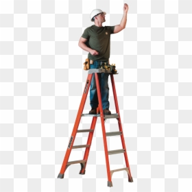 Man On Ladder Transparent, HD Png Download - kenshin himura png