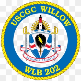 Uscgc Willow Wlb-202 - Us Navy Ship Crests, HD Png Download - official us navy anchor logo png