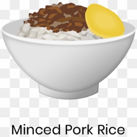 Minced Pork Rice Minced Pork Rice Is A Taiwanese Dish - Ice Cream, HD Png Download - ice emoji png