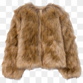 Brown Fur Jacket Kids, HD Png Download - furry.png