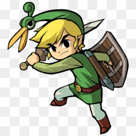 Link The Legend Of Zelda Minish Cap, HD Png Download - minish cap png