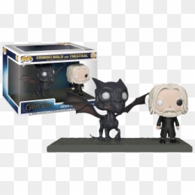 Grindelwald And Thestral Funko, HD Png Download - fantastic beasts png