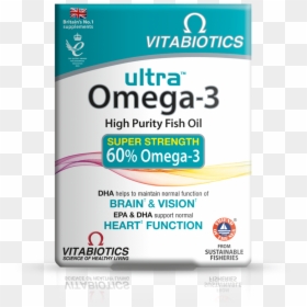 Ultra Omega-3 - Vitabiotics - Personal Care, HD Png Download - super why characters png