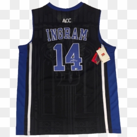 Brandon Ingram Autographed Black Duke Blue Devils Basketball - Vest, HD Png Download - brandon ingram png
