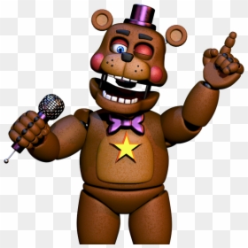 Fnaf Rockstar Freddy, HD Png Download - greedo png